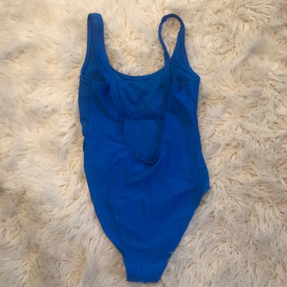 jcpenney Swim Jc Penny Medium Blue One Piece Swimsuit Poshmark